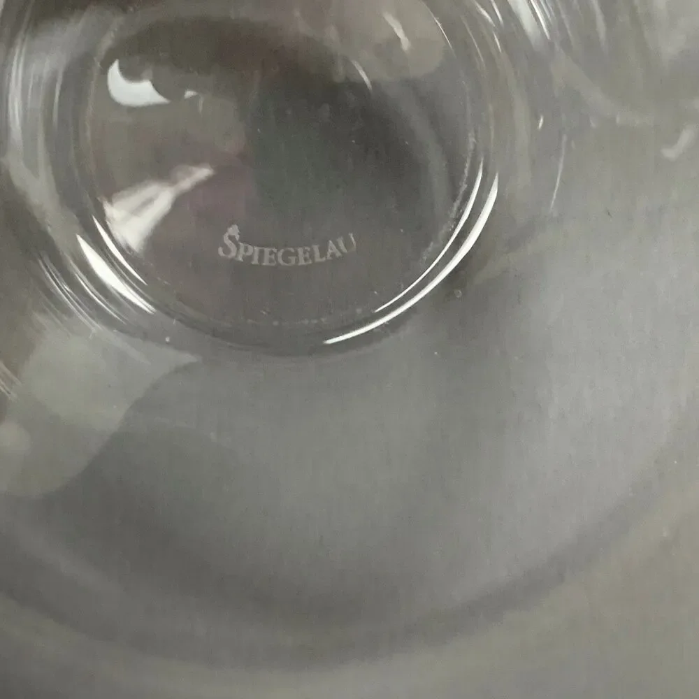 Spiegelau Clear Wine Glass Glasses Lot of‎ 3 Stemless 4 3/4